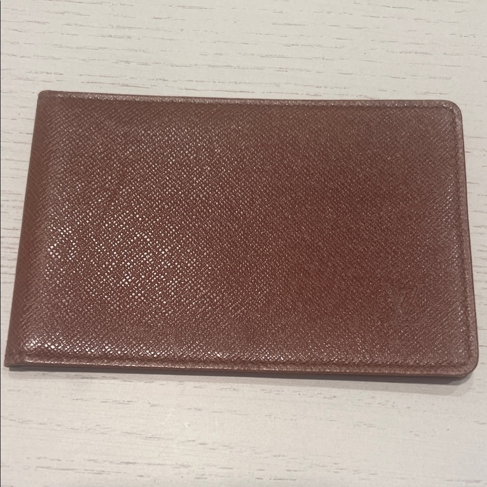 Authentic Louis Vuitton Brown Leather Wallet - Picture 1 of 6